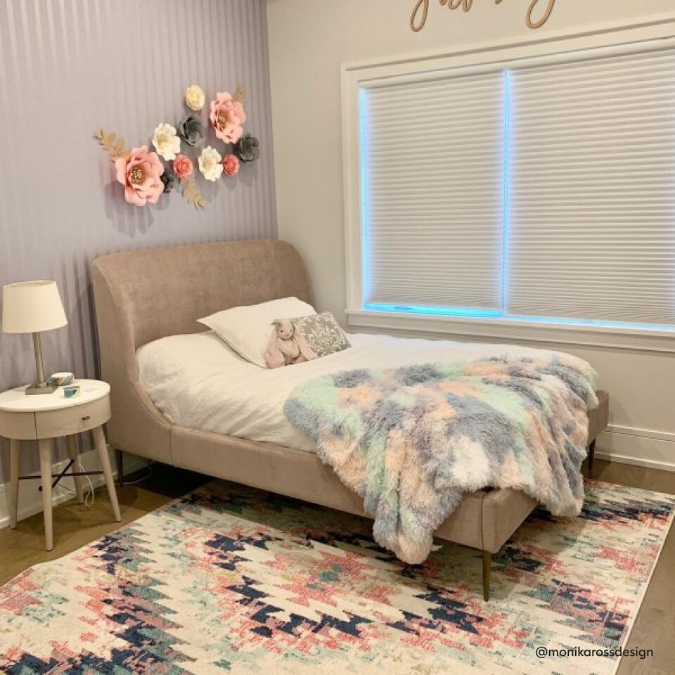 Lana Upholstered Bed - Mauve