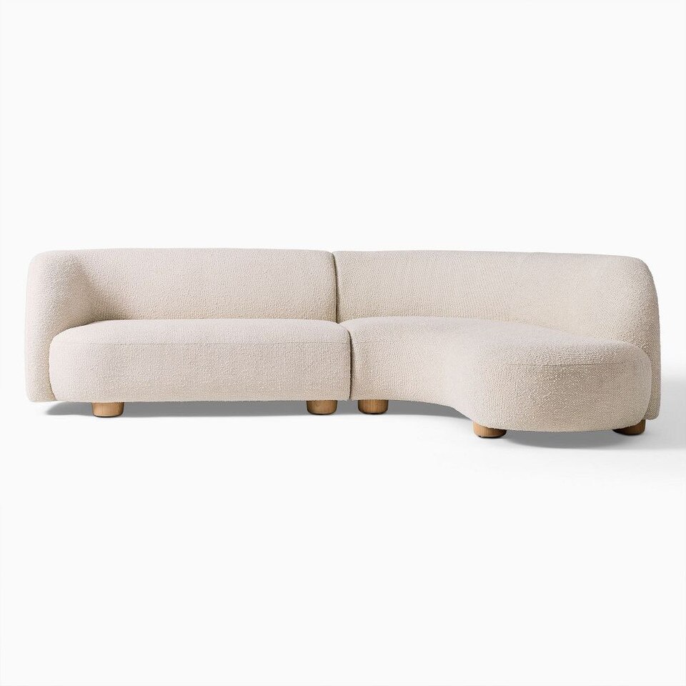 Laurent 2-Piece Wedge Chaise Sofa (283 cm)