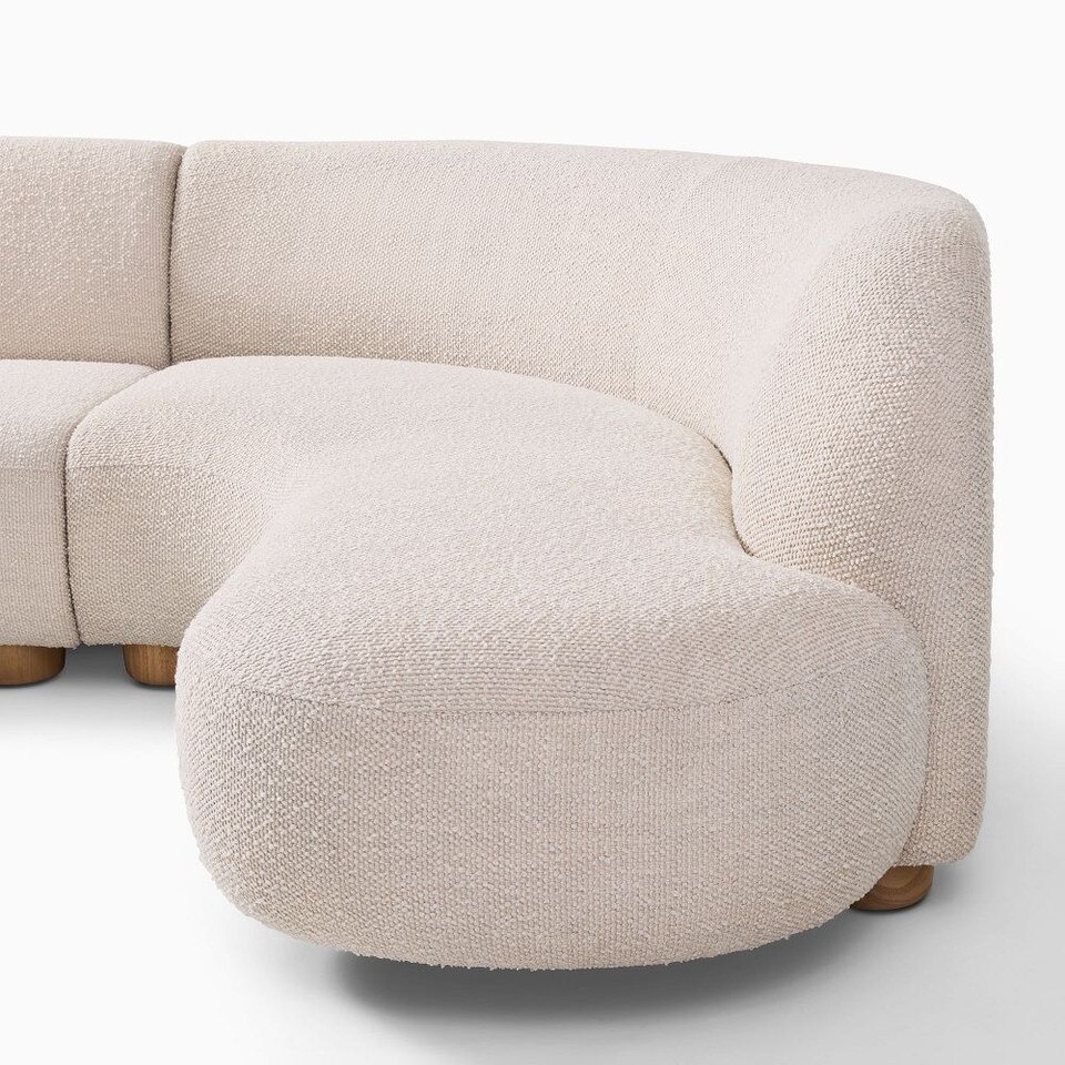Laurent 2-Piece Wedge Chaise Sofa (283 cm)