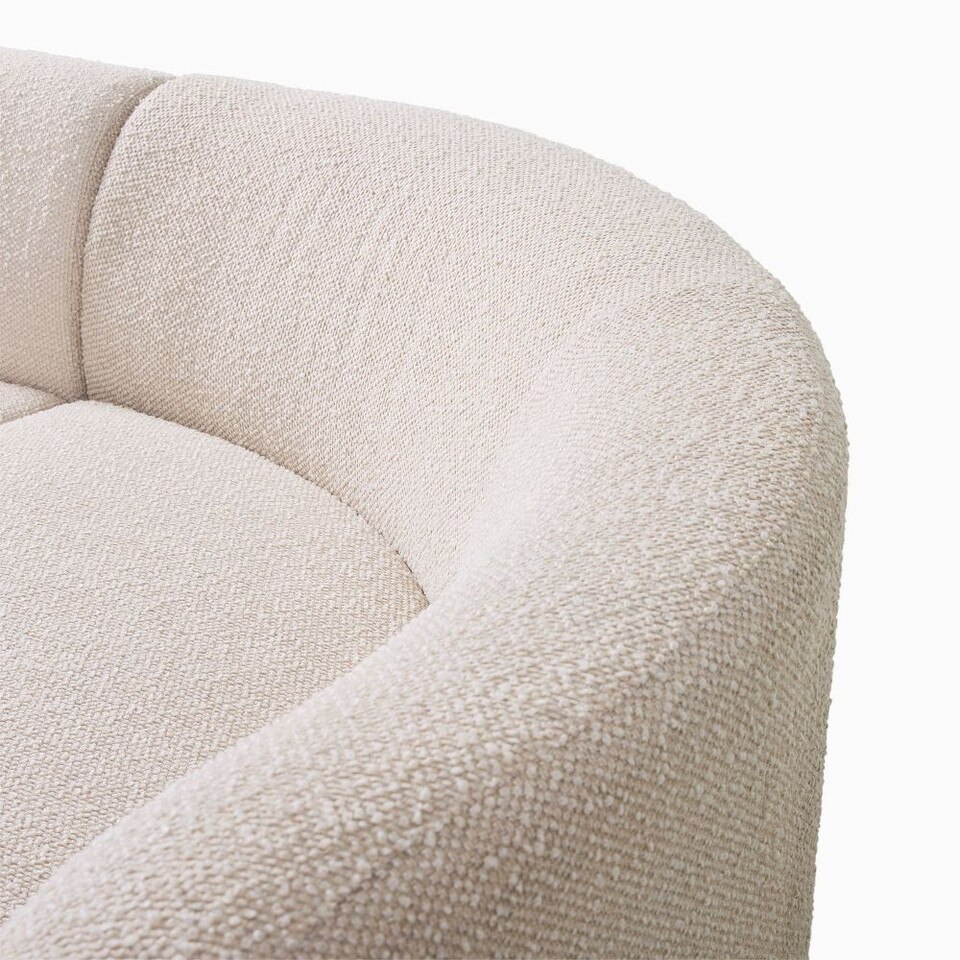 Laurent 2-Piece Wedge Chaise Sofa (283 cm)