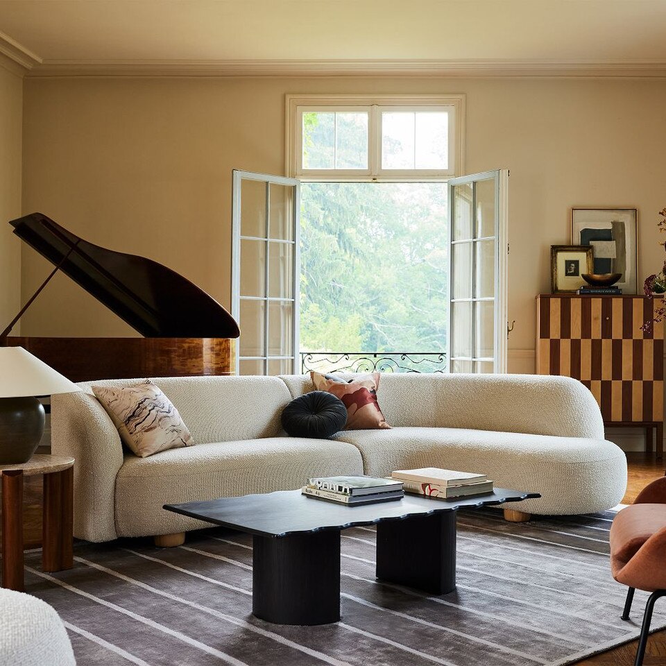 Laurent 2-Piece Wedge Chaise Sofa (283 cm)