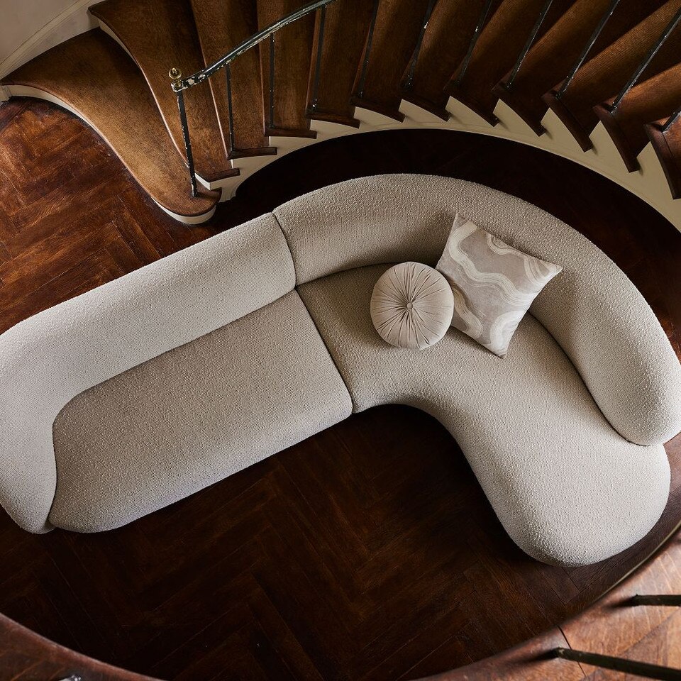 Laurent 2-Piece Wedge Chaise Sofa (283 cm)