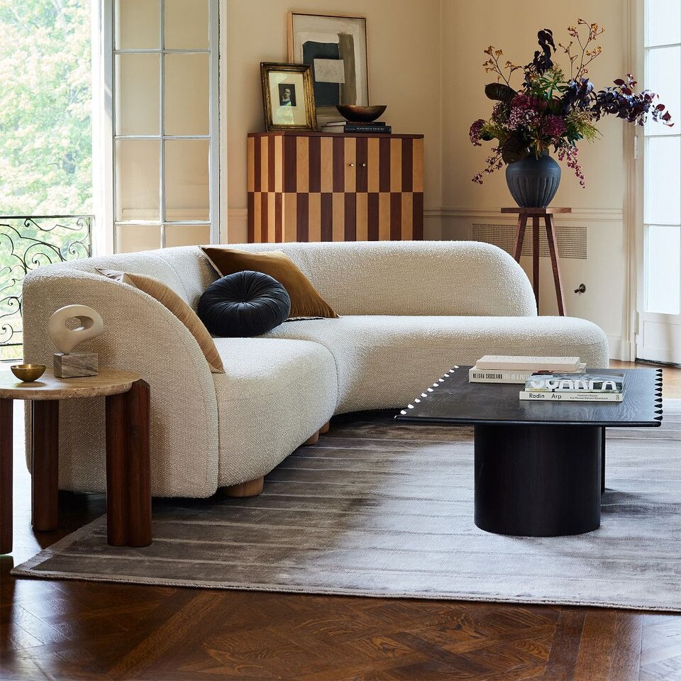 Laurent 2-Piece Wedge Chaise Sofa (283 cm)