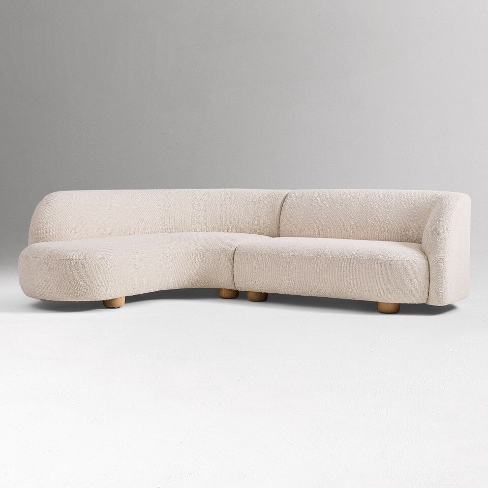 Laurent 2-Piece Wedge Chaise Sofa (283 cm)