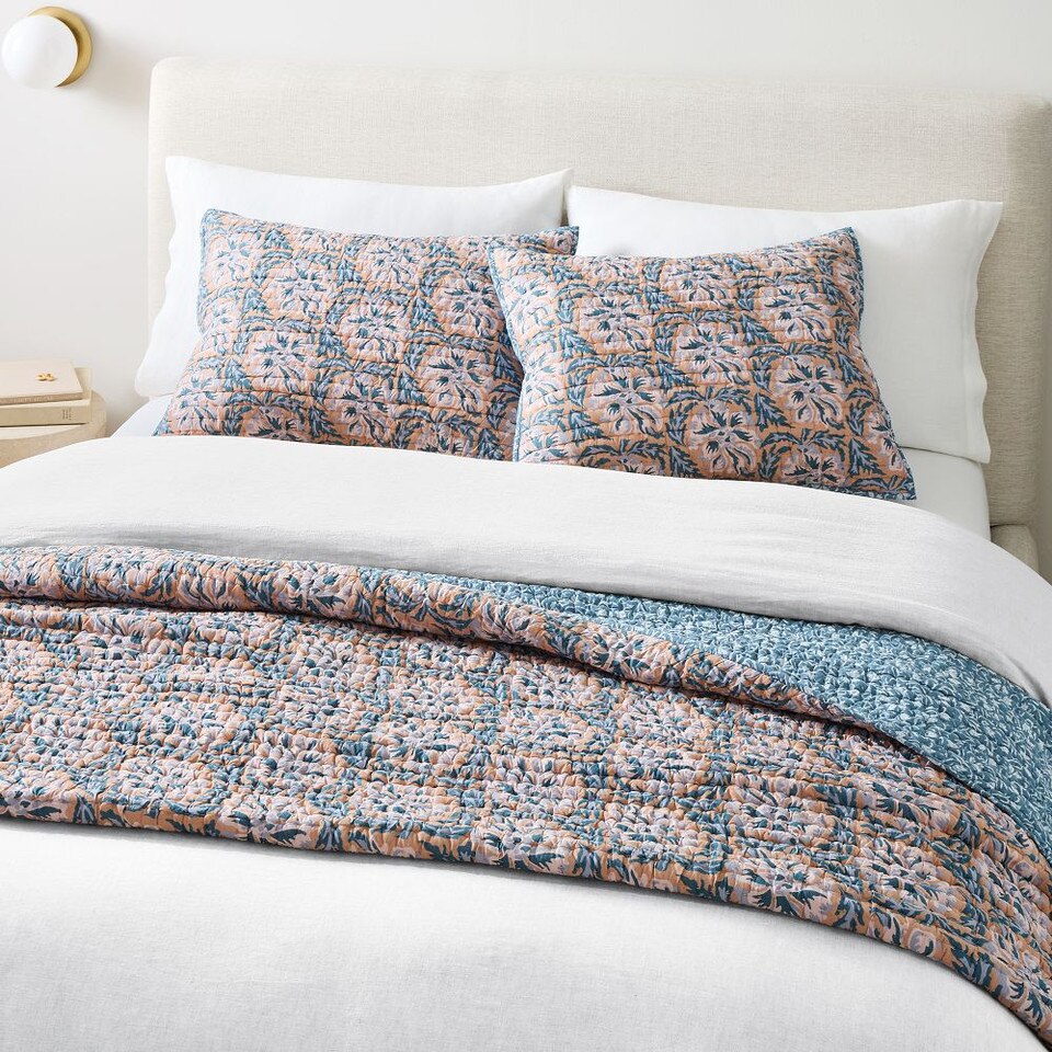 Lennon Floral Reversible Bedspread & Pillowcases