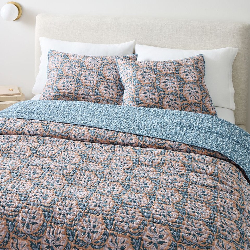 Lennon Floral Reversible Bedspread & Pillowcases