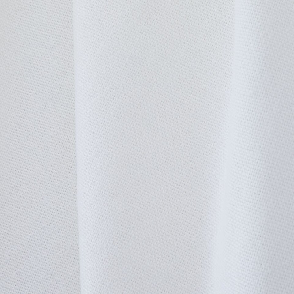 Linen Cotton Blackout Curtain - Stone White