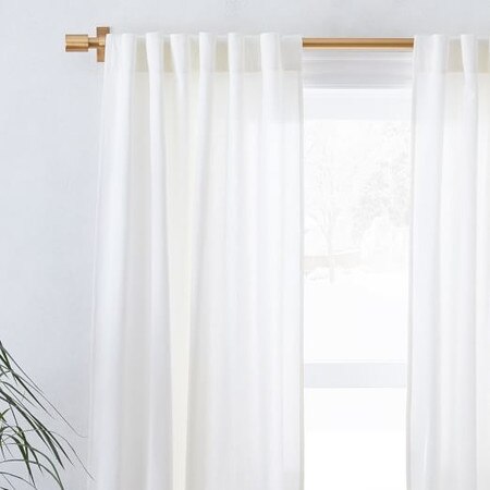 Linen Cotton Blackout Curtain Stone White West Elm United Kingdom Linen Cotton Blackout Curtain Stone, White Cotton Curtains
