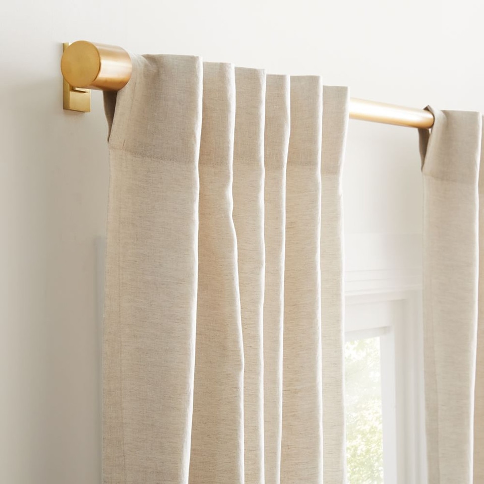 European Flax Linen Curtain - Natural