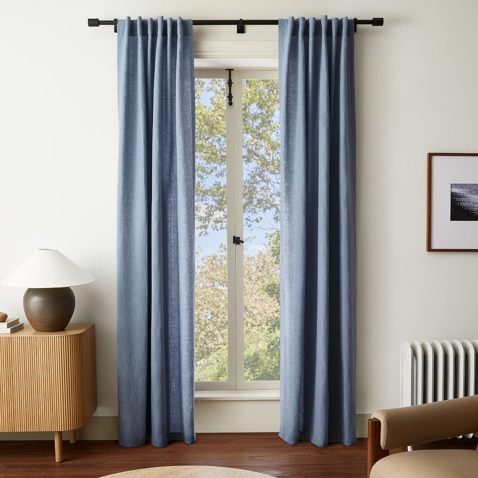 European Flax Linen Curtain - Natural