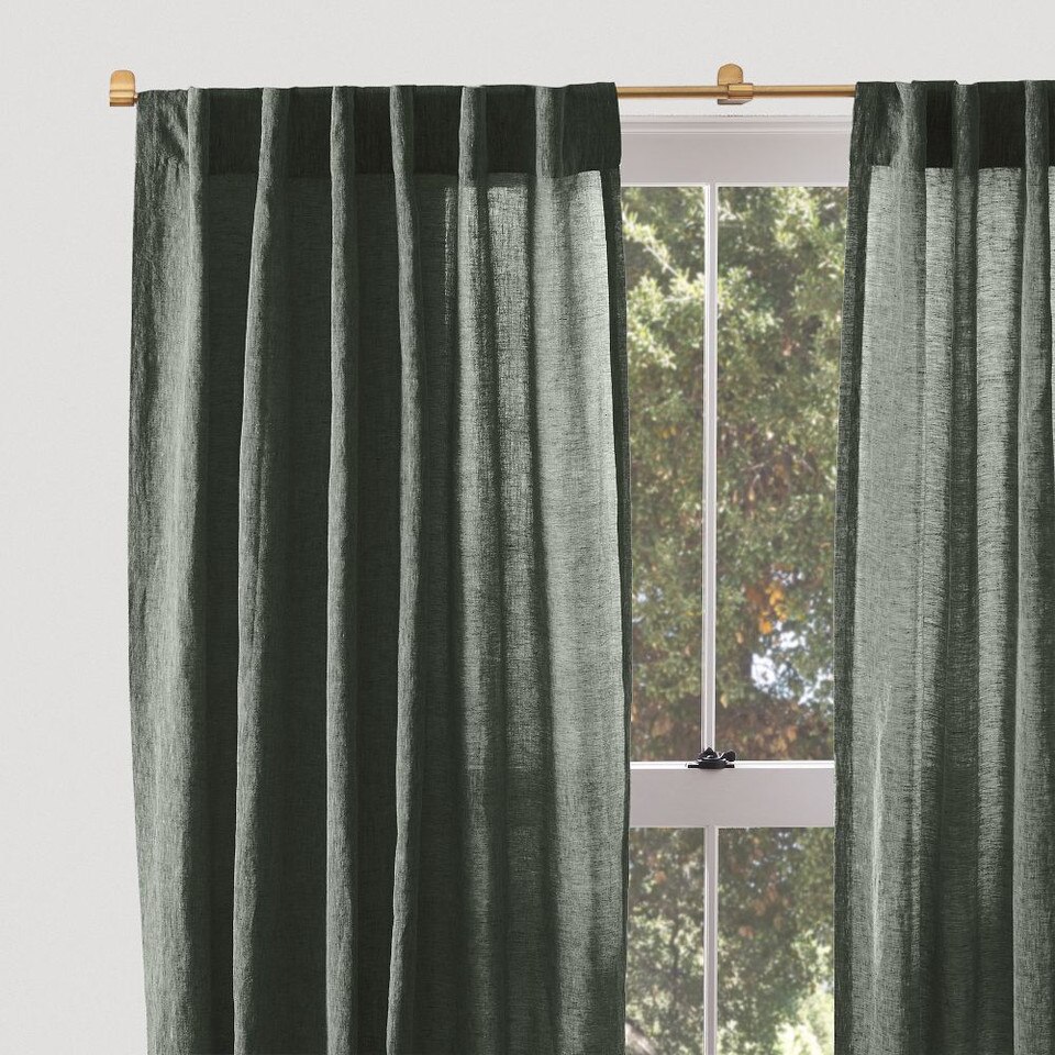 European Flax Linen Curtain - Natural