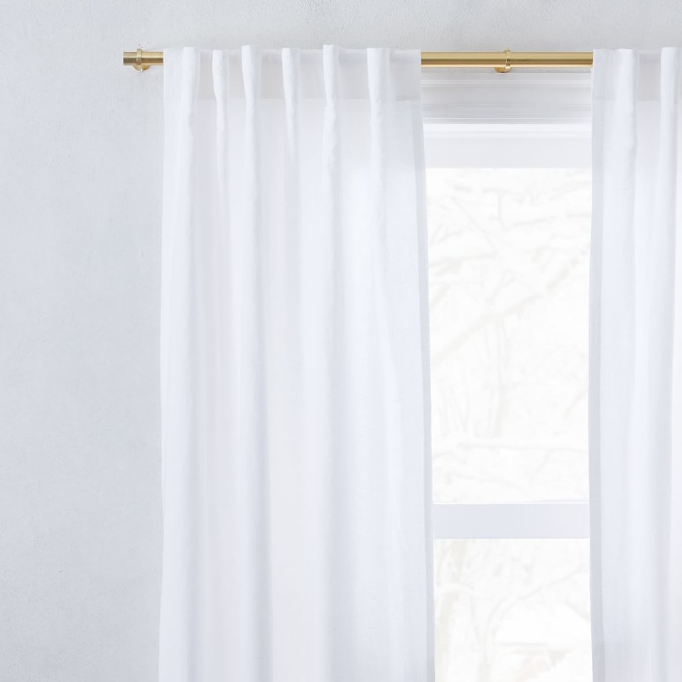 European Flax Linen Curtain - Natural