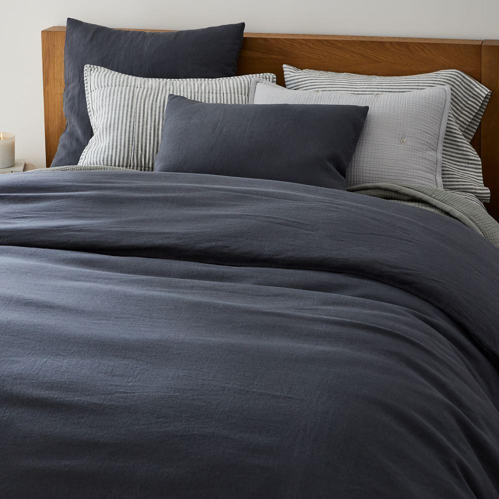 black linen pillowcases