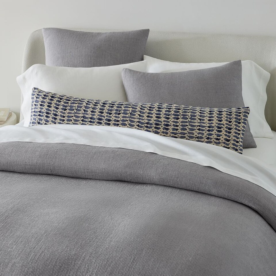 European Flax Linen Mini Waffle Quilt Cover & Pillowcases