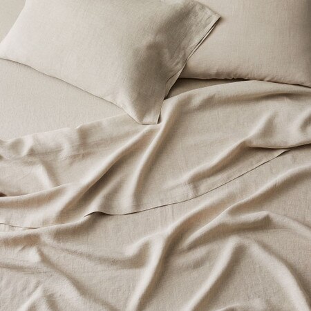 European Flax Linen Sheets Pillowcases West Elm United Kingdom