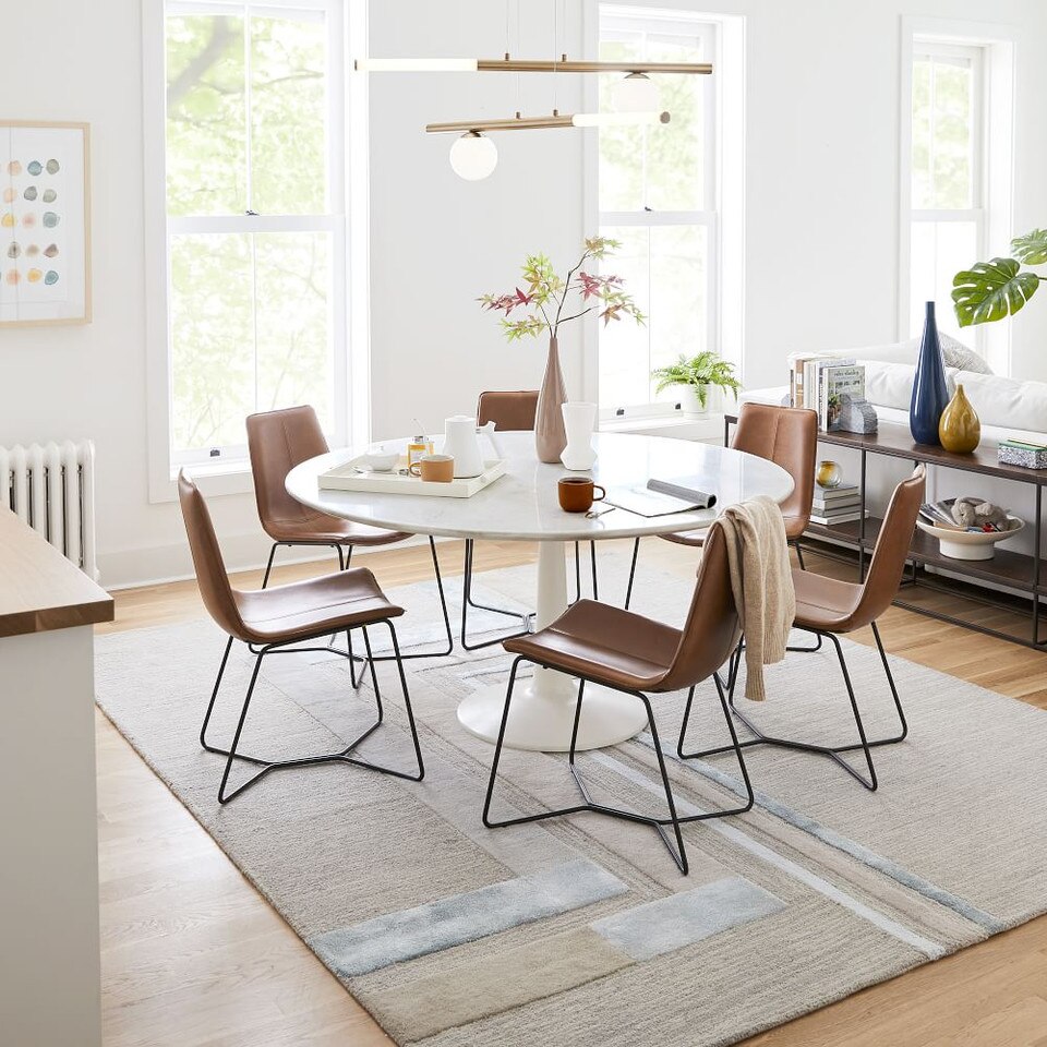 Liv Round Marble Dining Table
