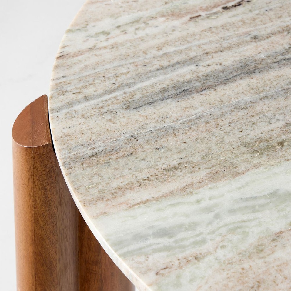 Lorraine Marble Coffee Table (91 cm)