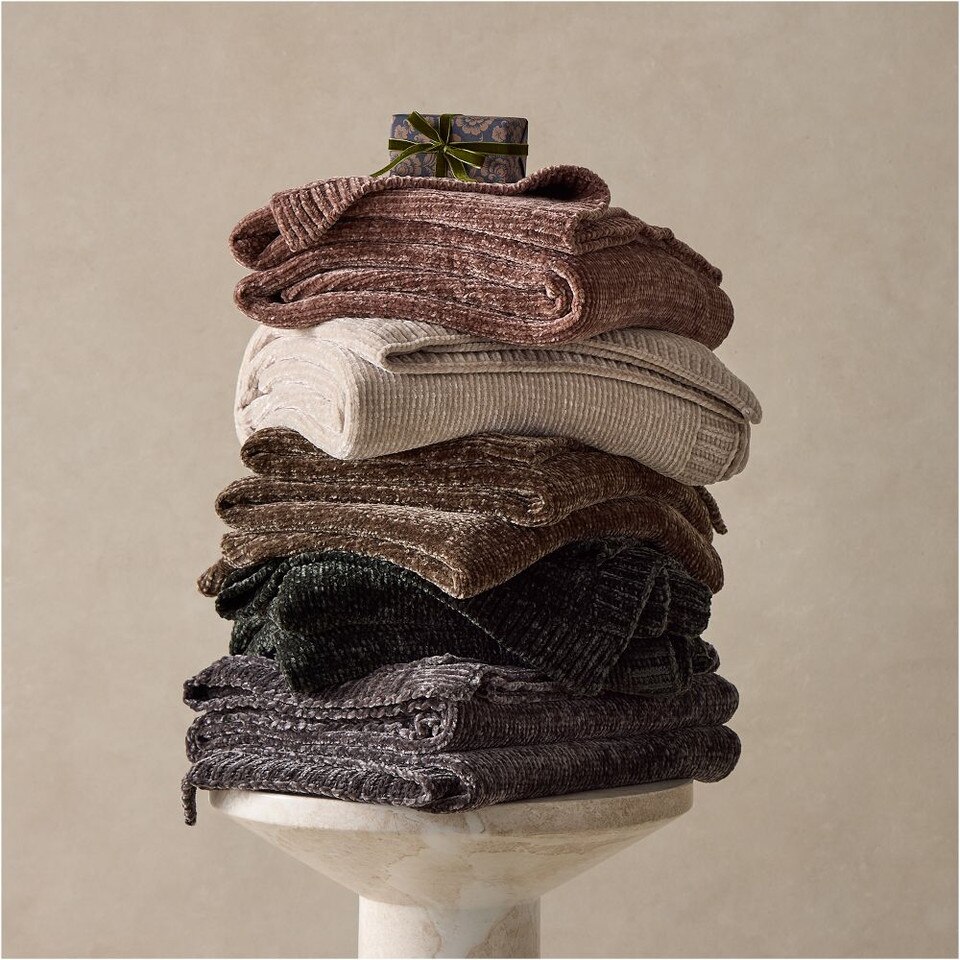 Luxe Chenille Throws