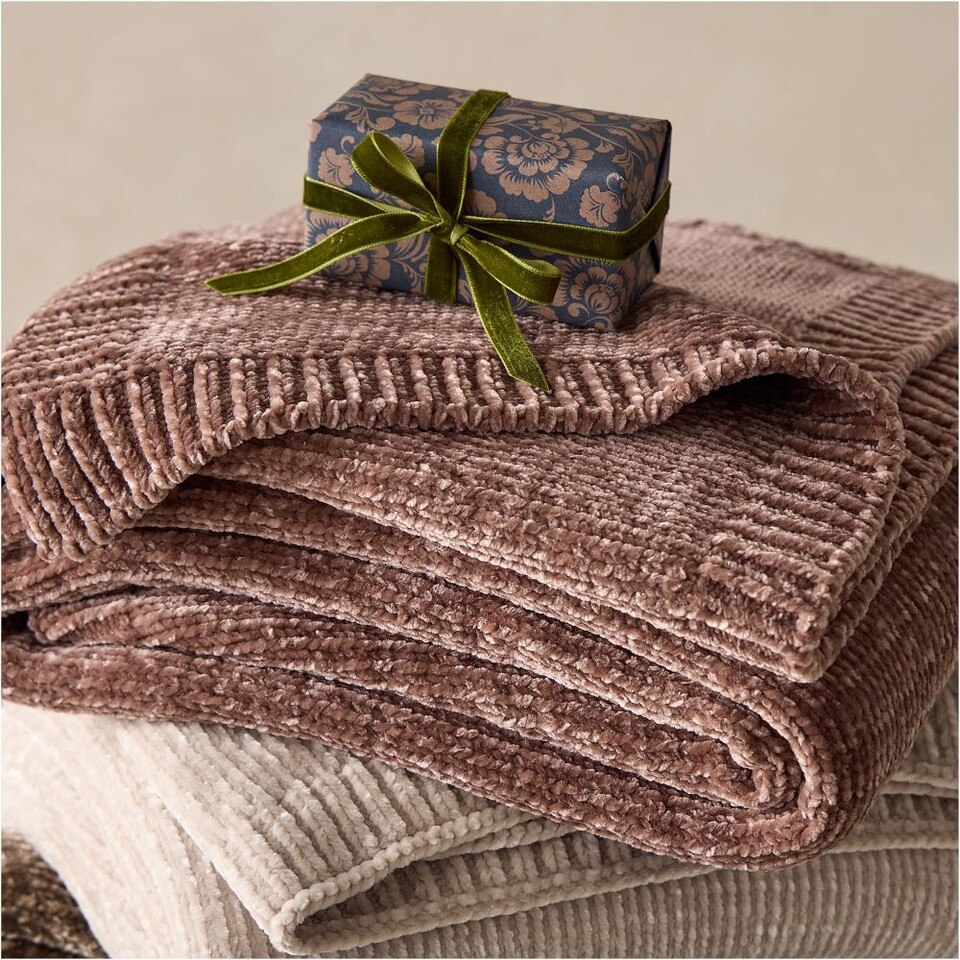 Luxe Chenille Throws