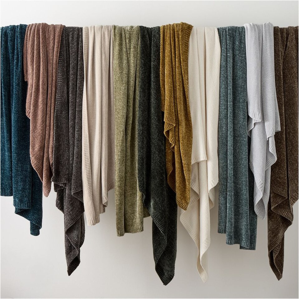 Luxe Chenille Throws