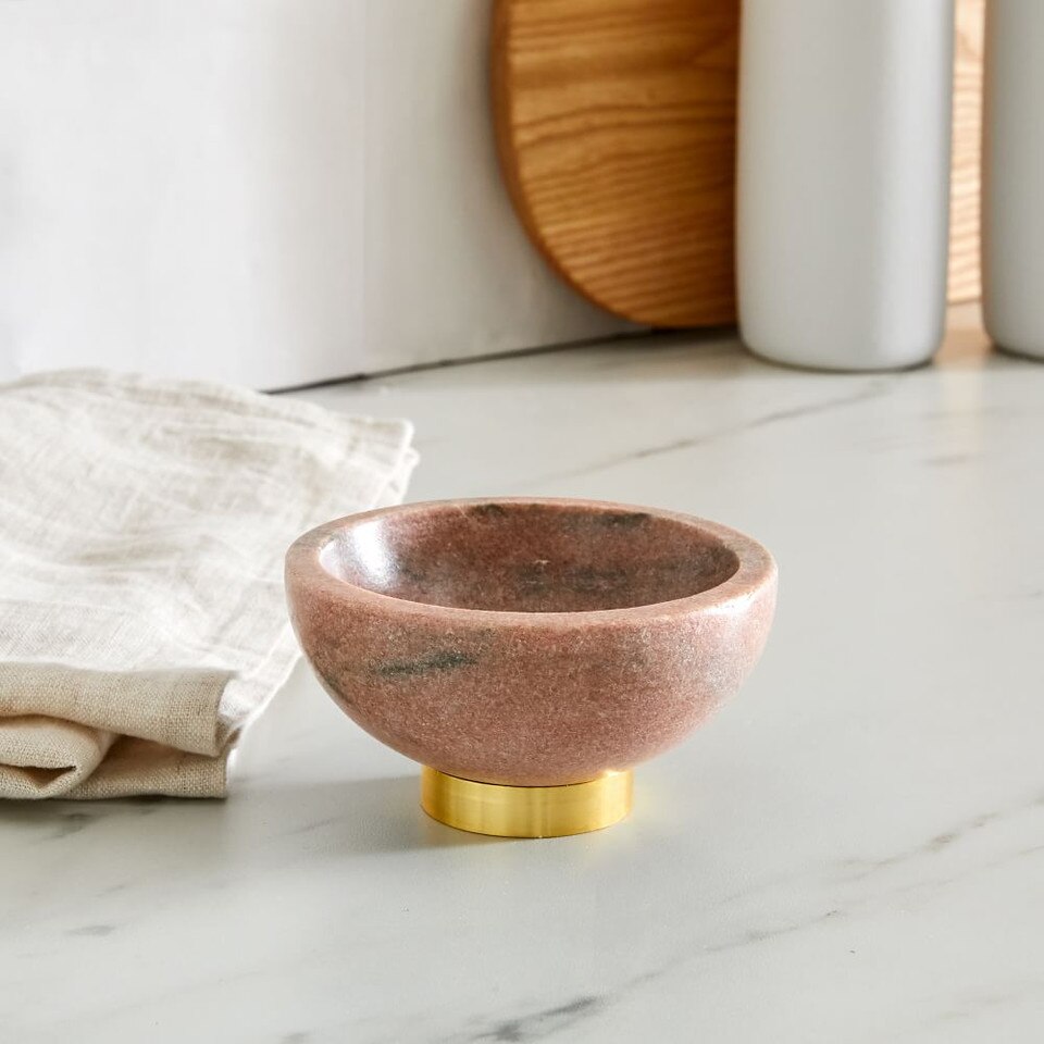 Marble & Brass Dip Bowls