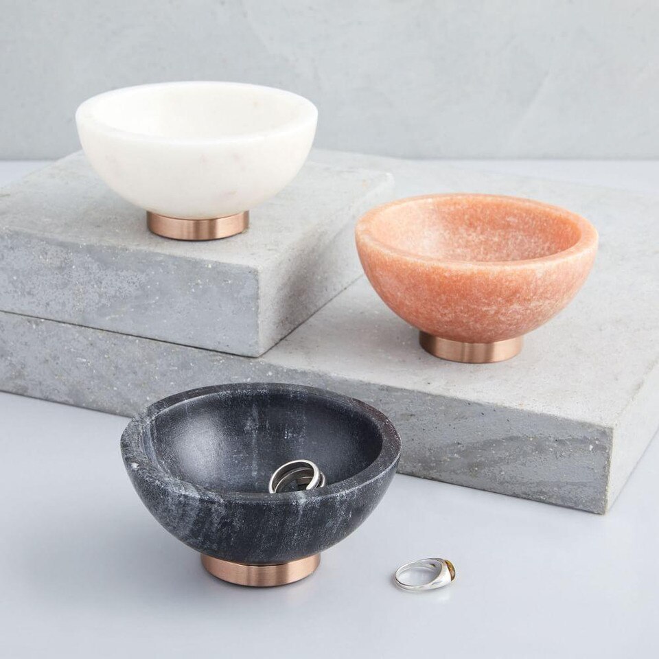 Marble & Copper Dip Bowl