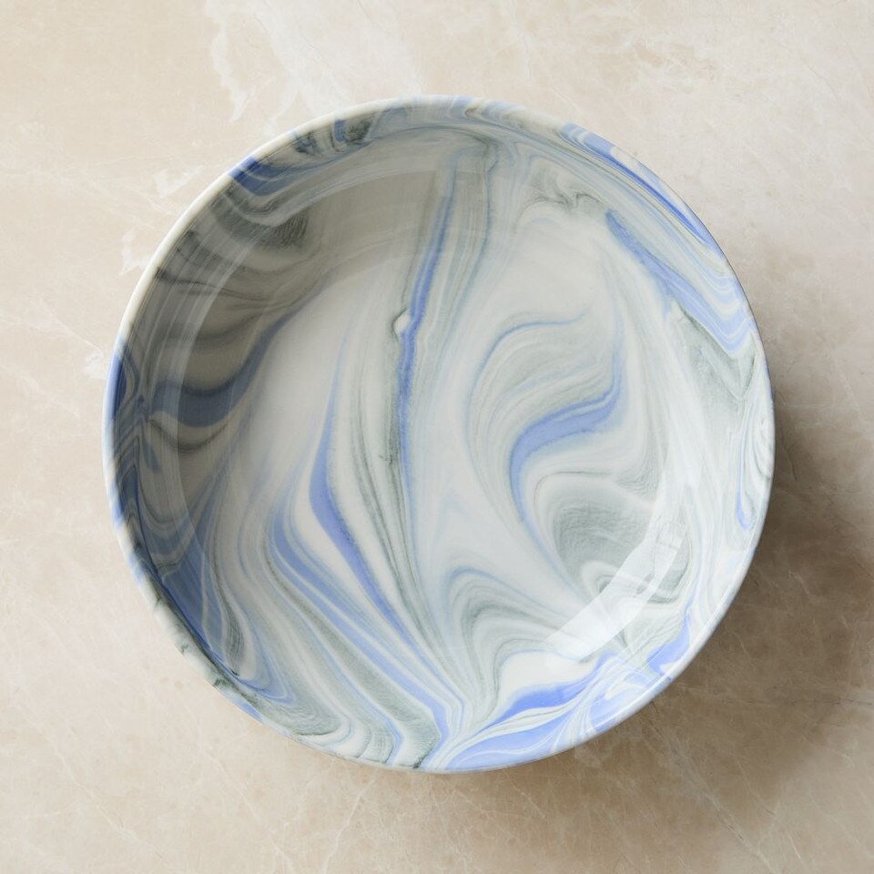 Marble Swirl Pasta Bowl