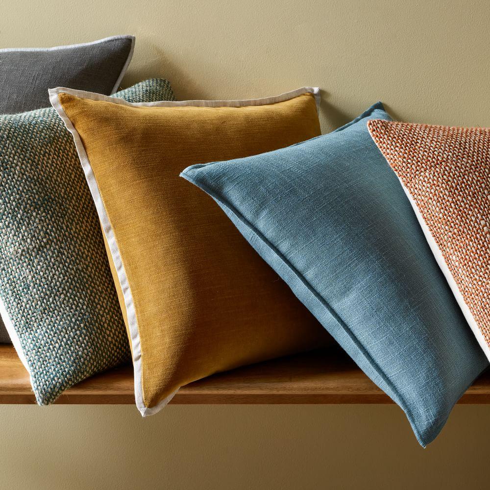 large linen pillows