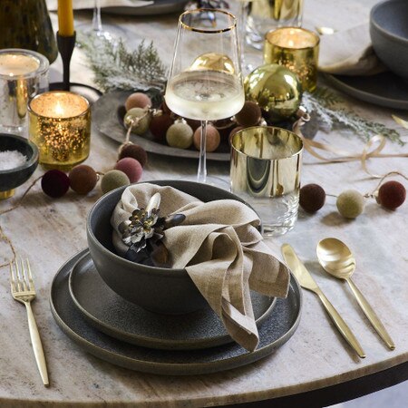 Metal Floral Napkin Ring Sets