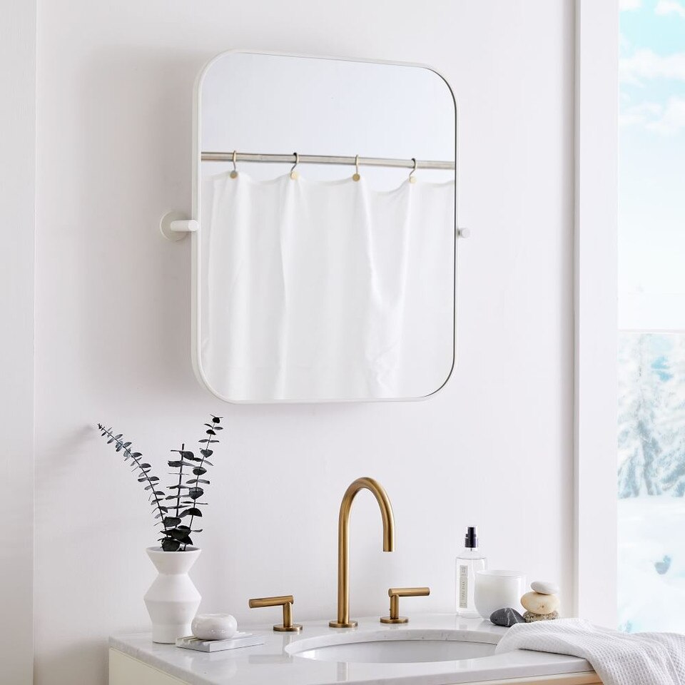 Metal Frame Pivot Wall Mirror - Rectangle