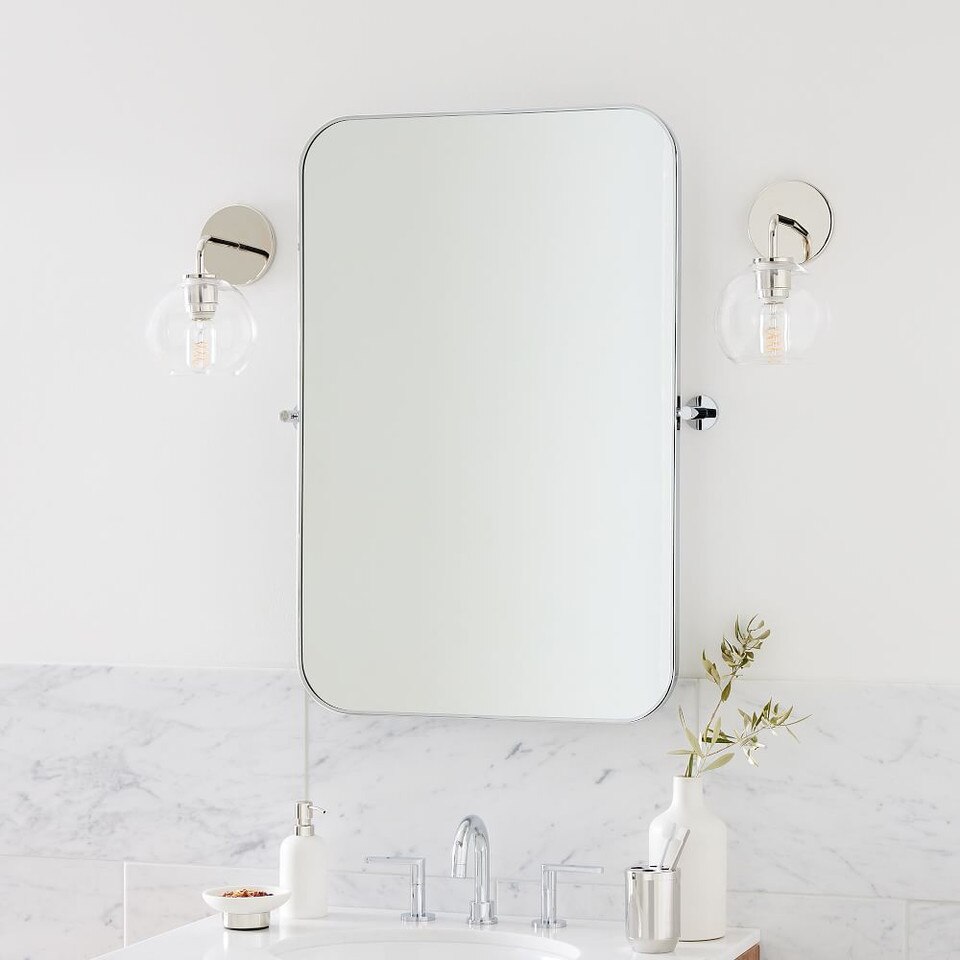 Metal Frame Pivot Wall Mirror - Rectangle