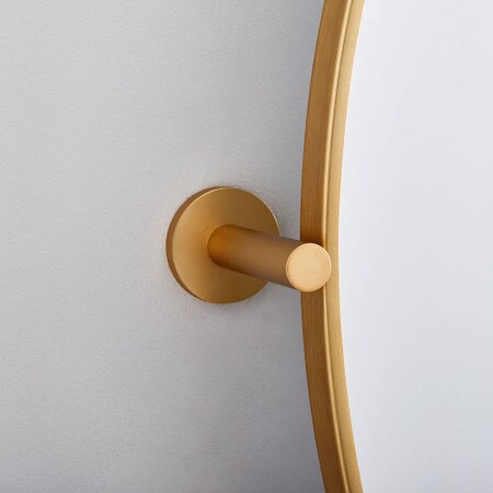 Metal Frame Pivot Wall Mirror Oval West Elm United Kingdom Metal Frame Pivot Wall Mirror Oval, Metal Frame Pivot Mirror Round Antique Brass