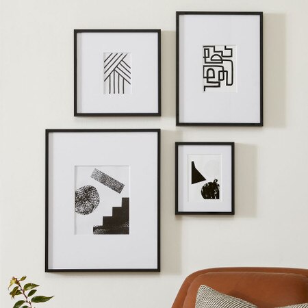 Multi-Mat Gallery Frames - Black - West Elm UK