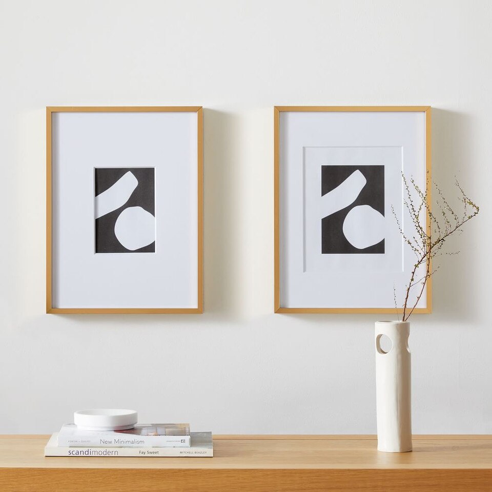 Metal Gallery Frames - Brass