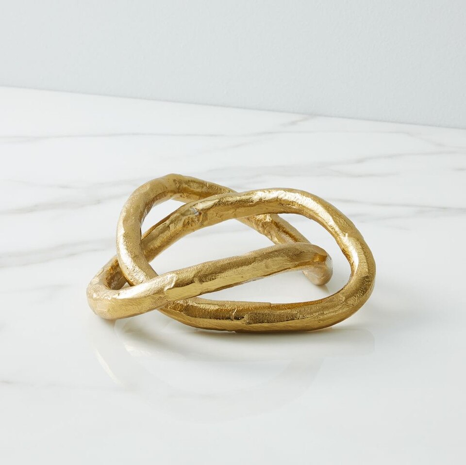Metal Loop Objects – Brass Finish