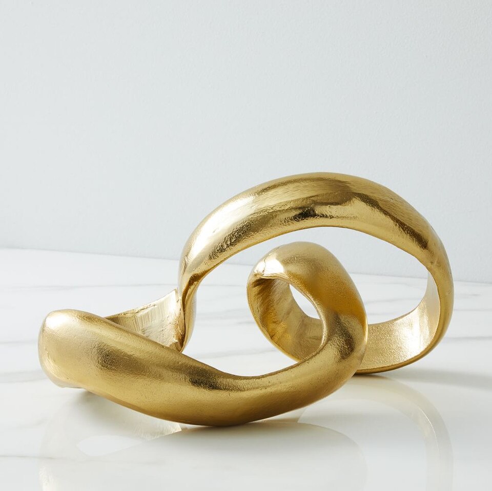 Metal Loop Objects – Brass Finish