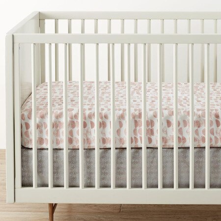 Metallic Cot Skirt West Elm United Kingdom