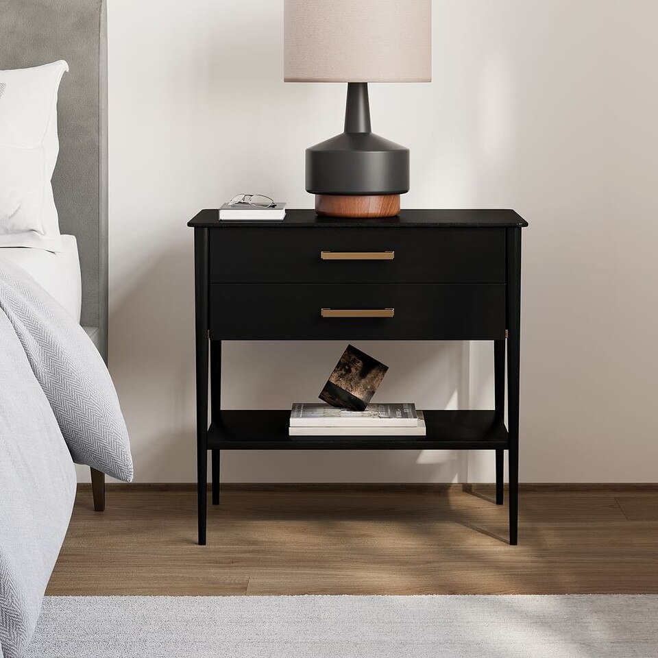Metalwork Bedside Table (71 cm)