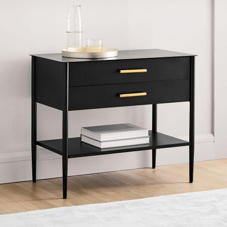 Metalwork Grand Bedside Table West Elm United Kingdom