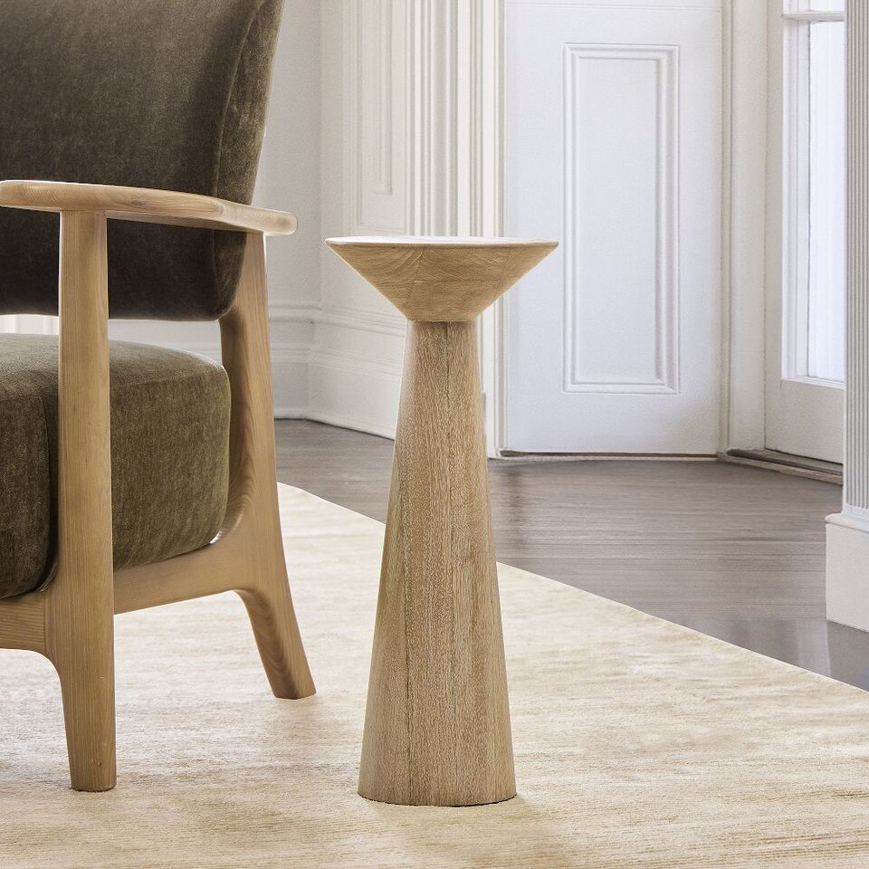 Meyer Wooden Drink Side Tables (46 cm - 53 cm)