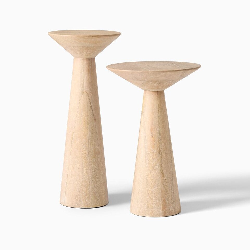 Meyer Wooden Drink Side Tables (46 cm - 53 cm)