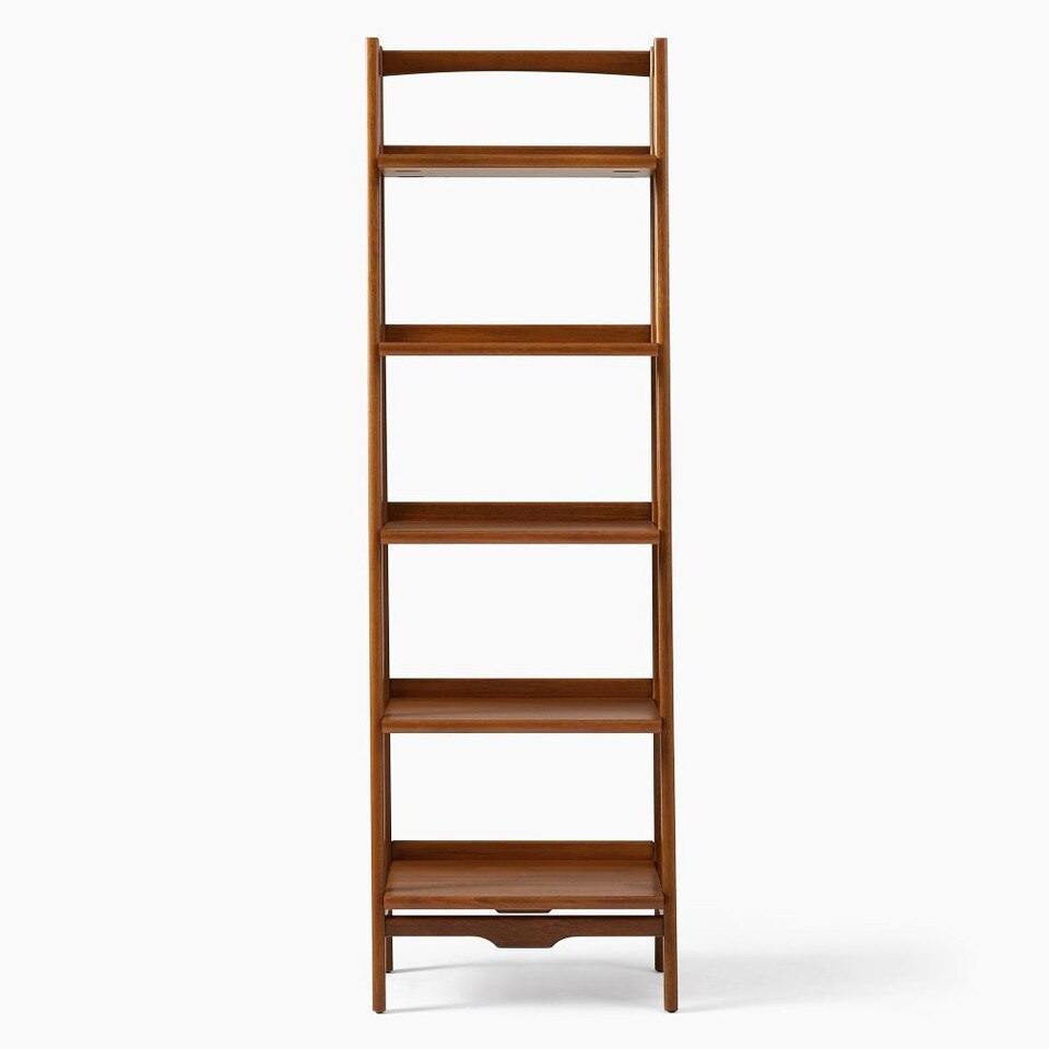 Mid-Century Modern Bookcase Shelf (56 cm)