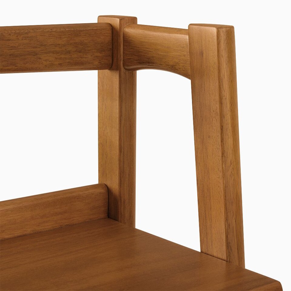 Mid-Century Modern Bookcase Shelf (56 cm)