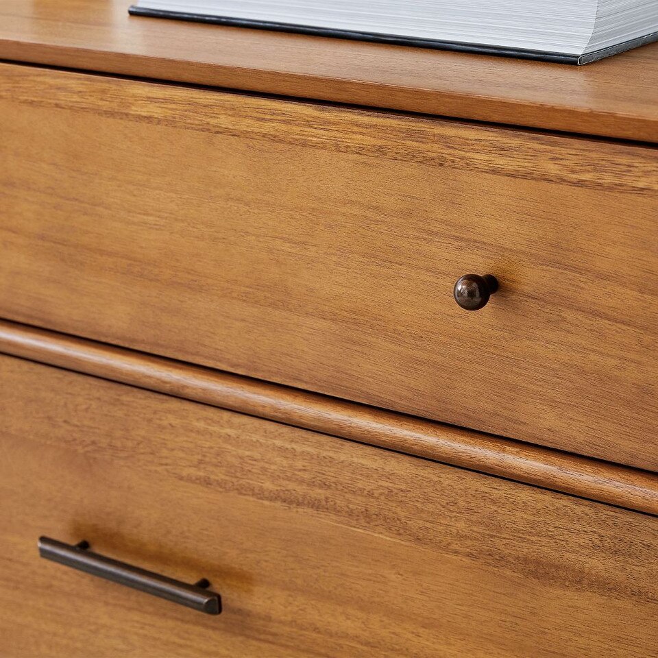 Mid-Century Modern 3-Drawer Chest (91 cm)