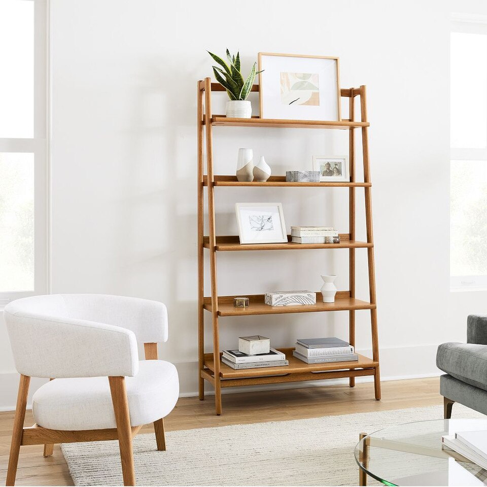 Mid-Century Modern Bookcase Shelf (97 cm)
