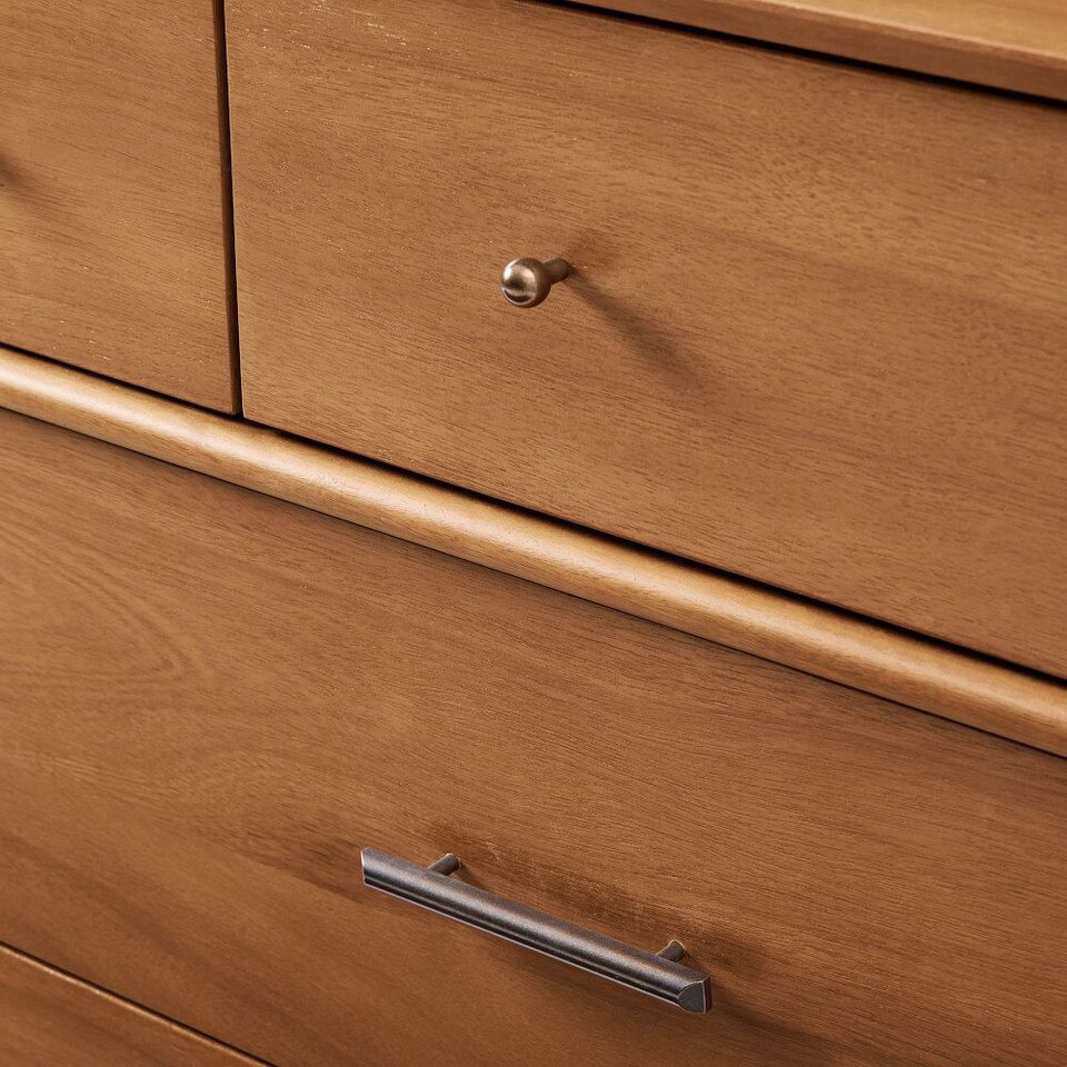 Mid-Century Modern 7-Drawer Chest (183 cm)
