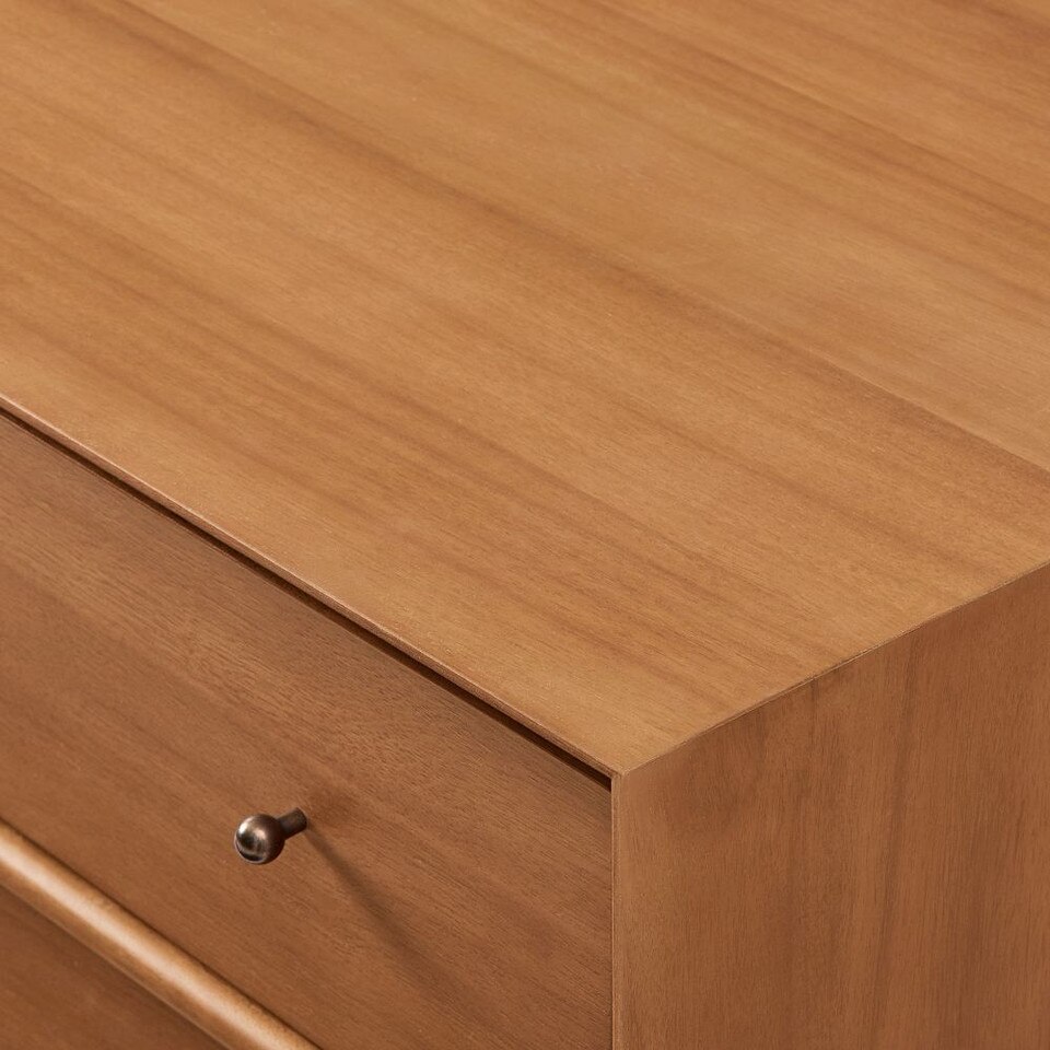Mid-Century Modern 7-Drawer Chest (183 cm)