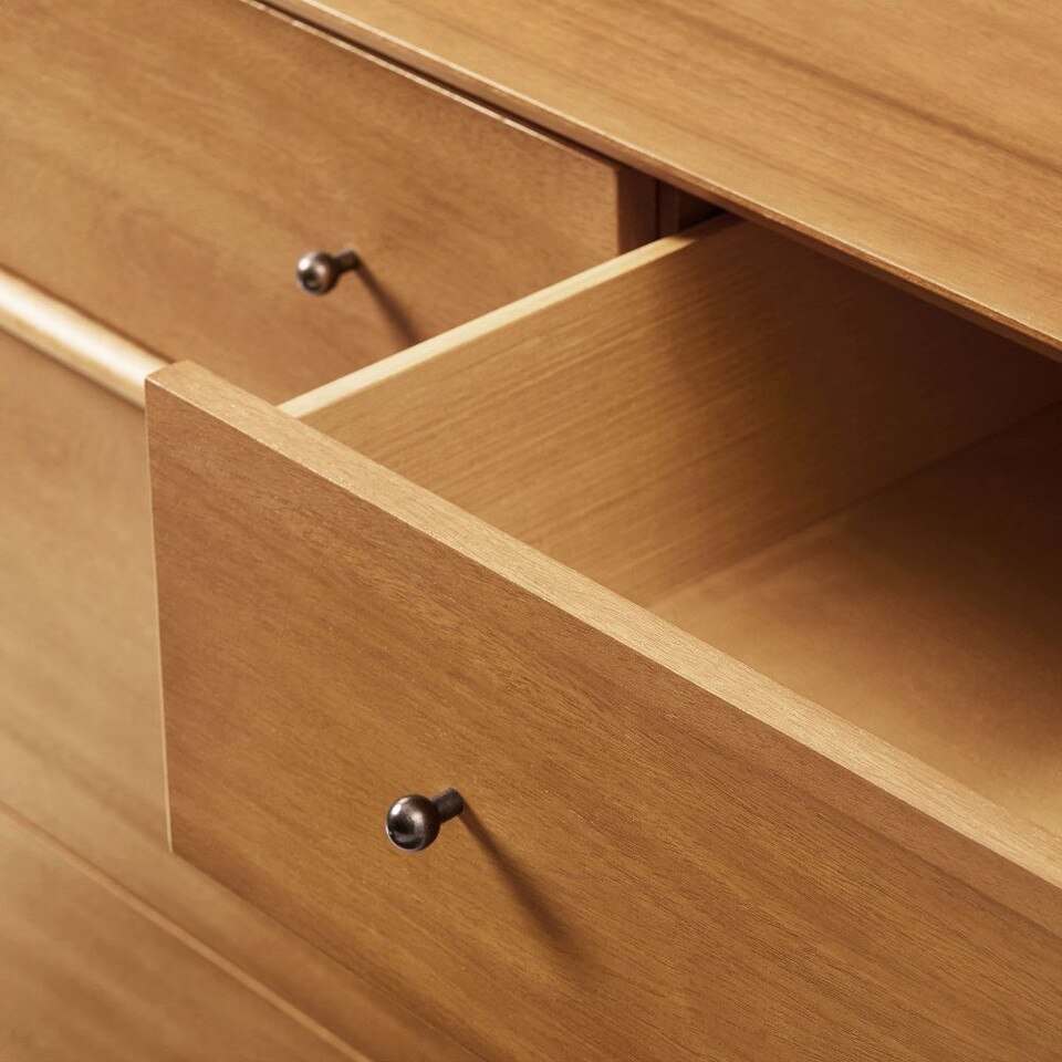 Mid-Century Modern 7-Drawer Chest (183 cm)