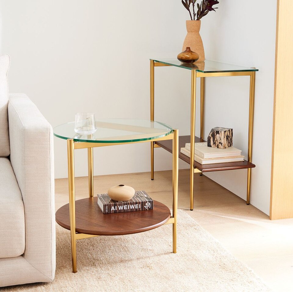 Mid-Century Modern Art Display Side Table (51 cm)