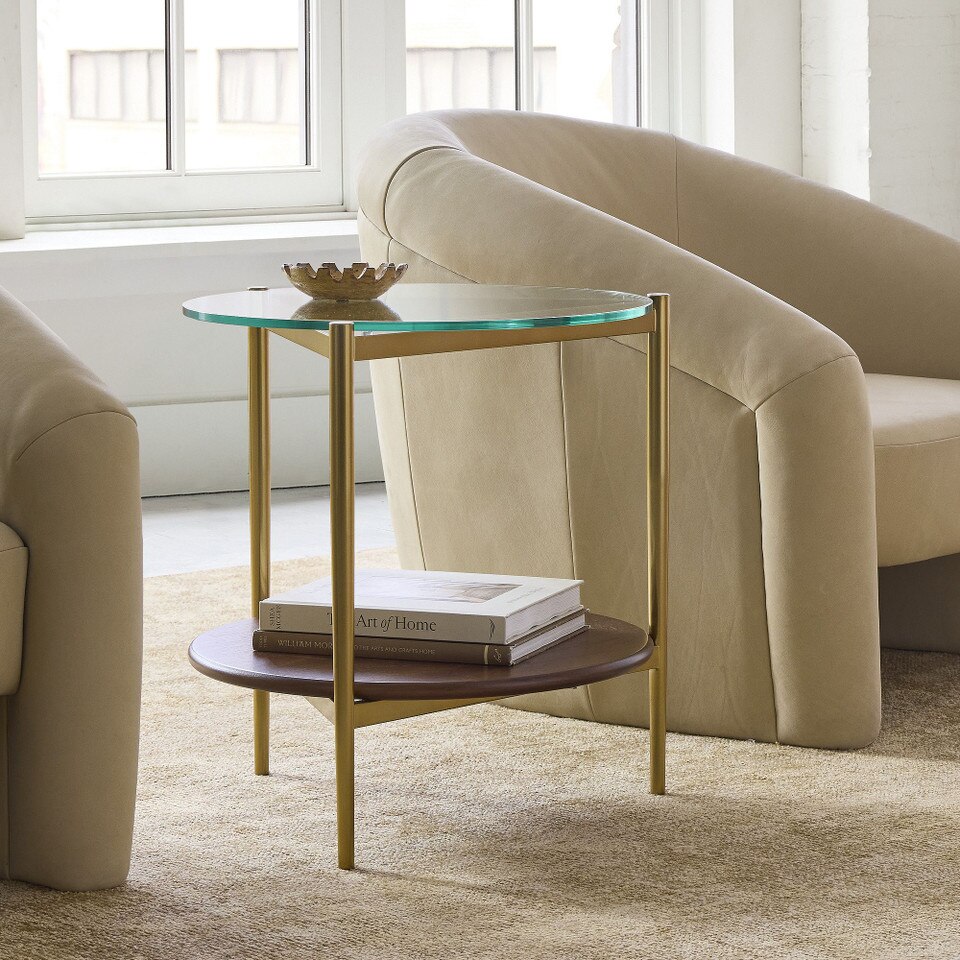 Mid-Century Modern Art Display Side Table (51 cm)